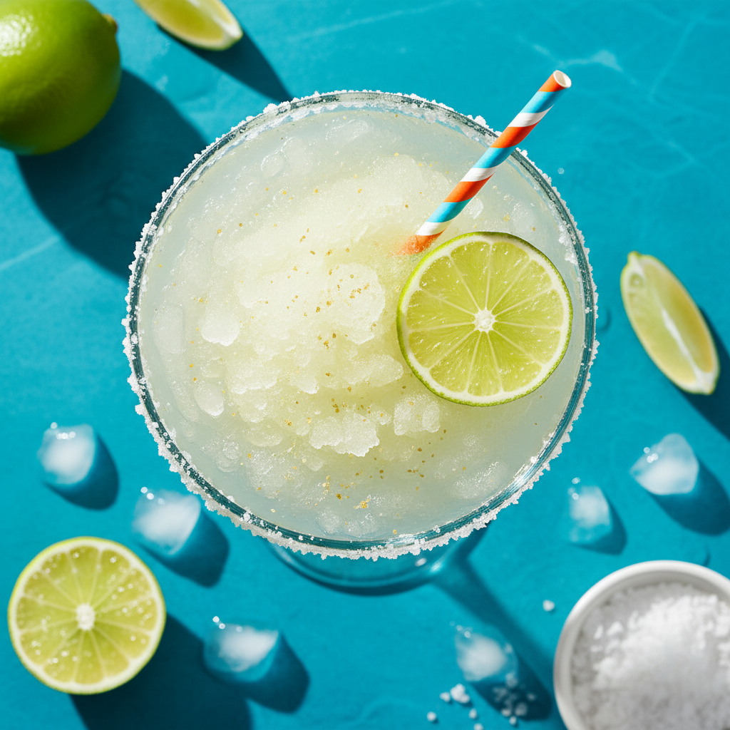 Frozen Style Classic Margarita Mocktail (No Blender Stress) 🧊🍹