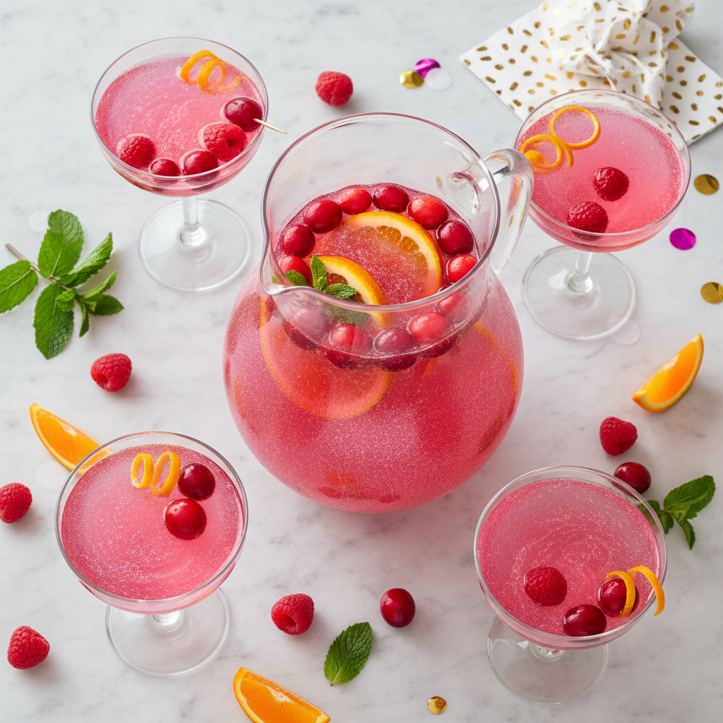 bontini Raspberry Cosmo Spritz Pitcher (Easy Party Batch) 🎉🫧