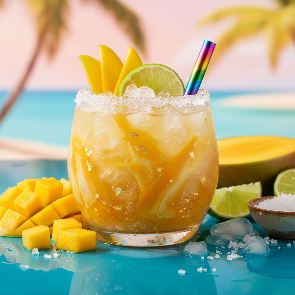 bontini Mango Margarita Frozen Style (Crushed Ice Slush) 🧊🥭