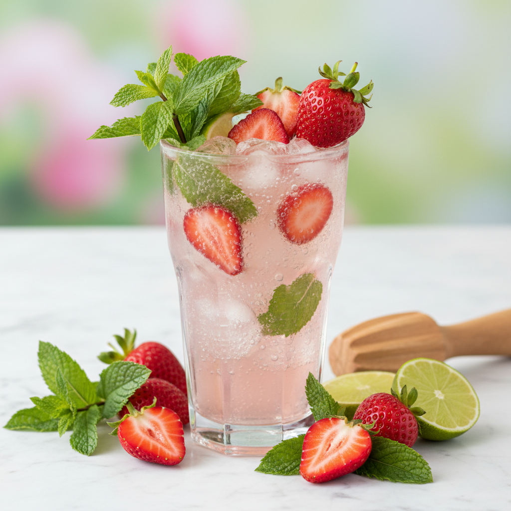 bontini Strawberry Mojito Twist (Juicy and Bright) 🍓🌿