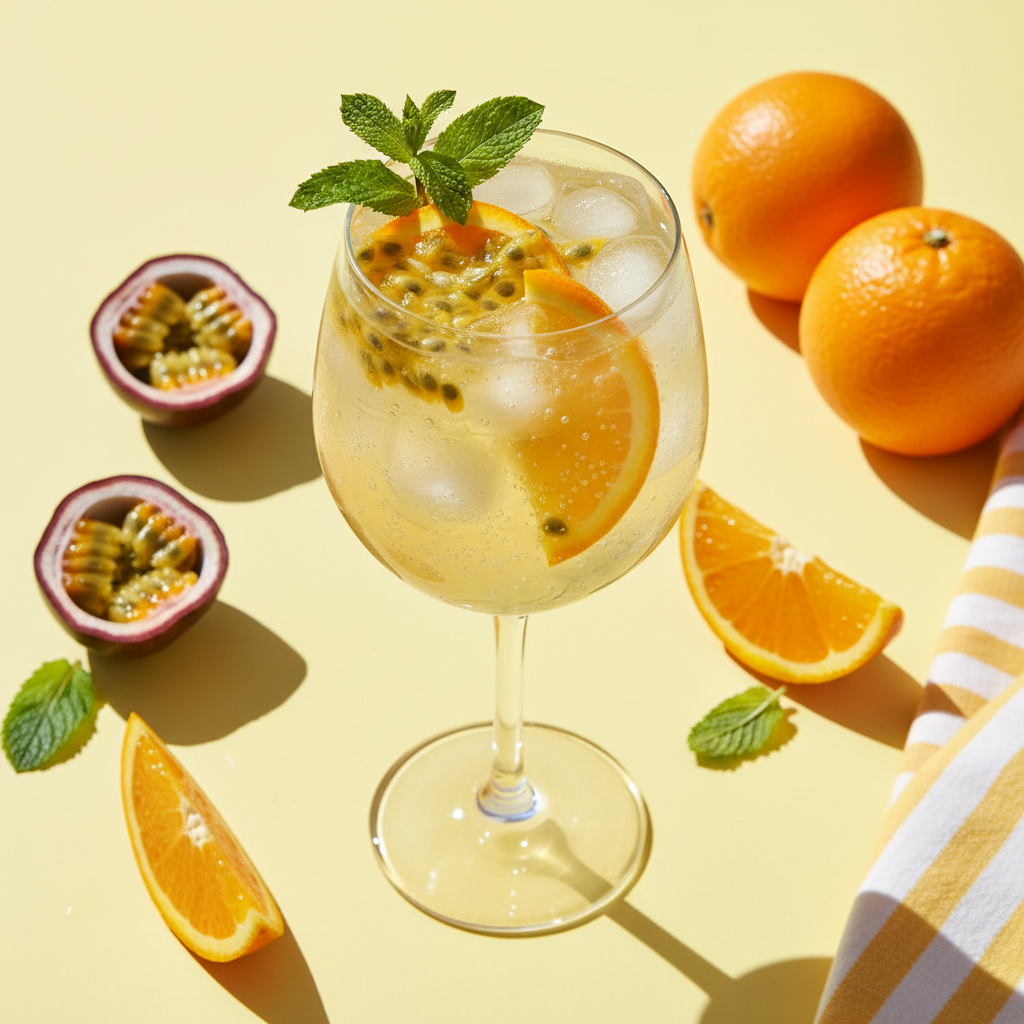 bontini Passionfruit Sunshine Spritz (Long and Light) ☀️🫧