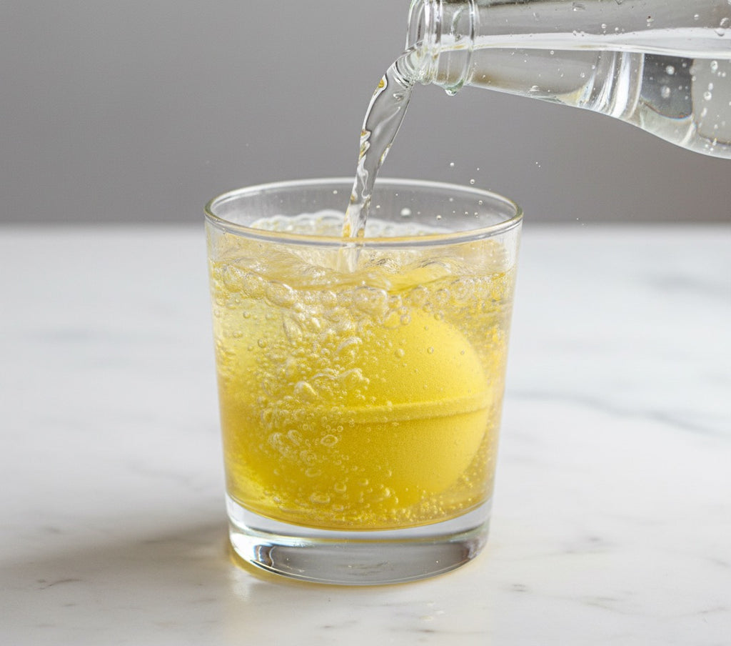 Lemon Drop Mocktail Bomb