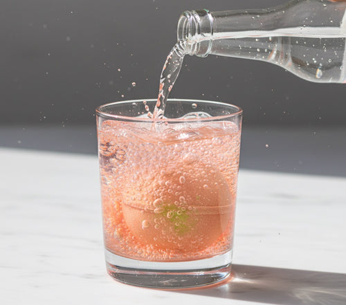 Peach Lime Mocktail Bomb